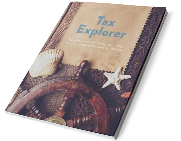 Image of a guide book titled "Tax Explorer"